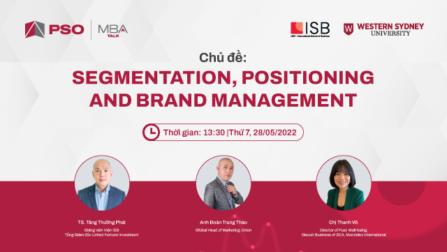 MBA Talk #15: Segmentation, Positioning and Brand management