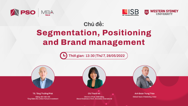 MBA Talk #15: Segmentation, Positioning and Brand management 