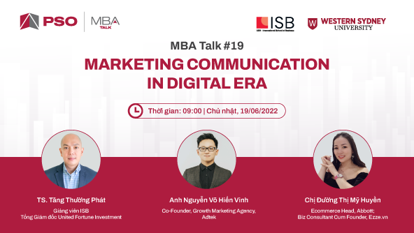 MBA Talk #19: Marketing communication in digital era