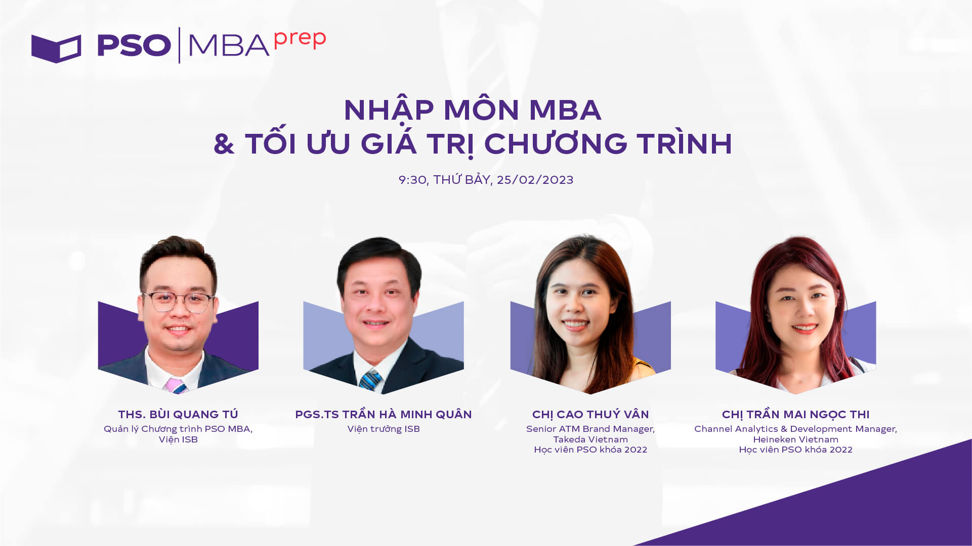 MBA Prep #9: Nhập môn MBA và tối ưu giá trị chương trình