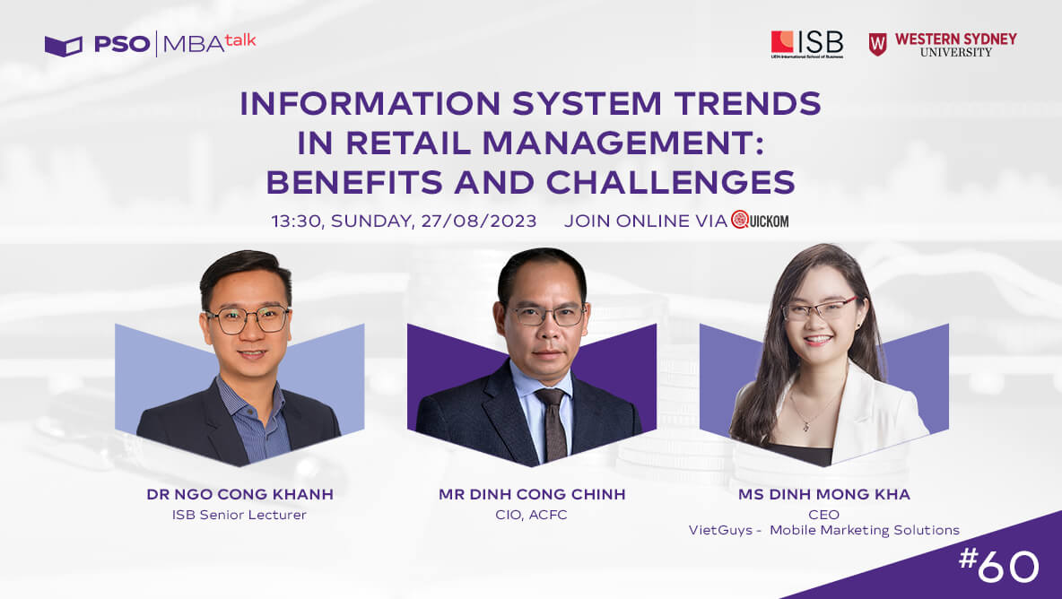 MBA Talk #60: Information System trends in retail management – benefits and challenges