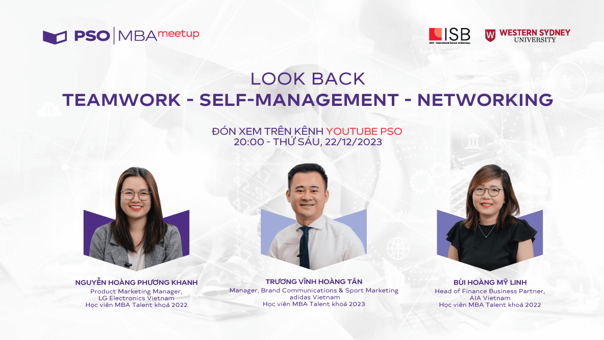 MBA Meetup Special: Look Back In Teamwork – Self-Management – Networking
