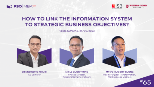 MBA Talk #65: Tips to link the Information System to strategic business objectives