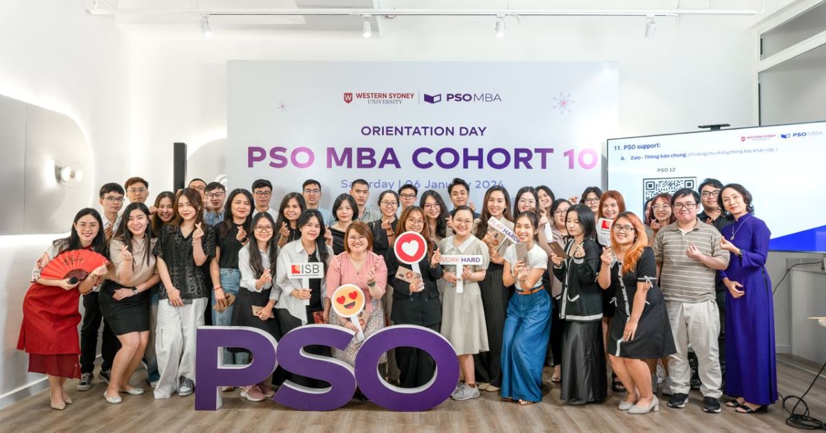 Orientation Day 2024 – PSO MBA Cohort 10: Sự kiện Khai giảng & Định hướng khóa tháng 01/2024