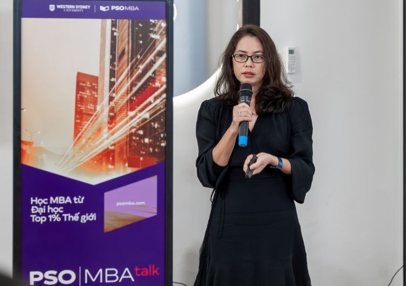 Bà Chu Vũ Hoàng Diệp tại MBA Talk 