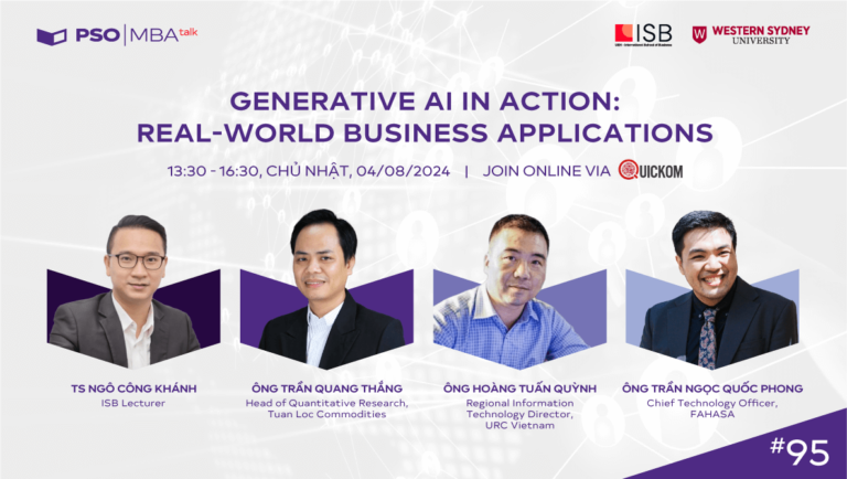 MBA Talk #95: Generative AI in Action: Real-World Business Applications