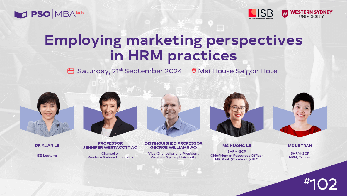 MBA Talk #102: Employing marketing perspectives in HRM practices