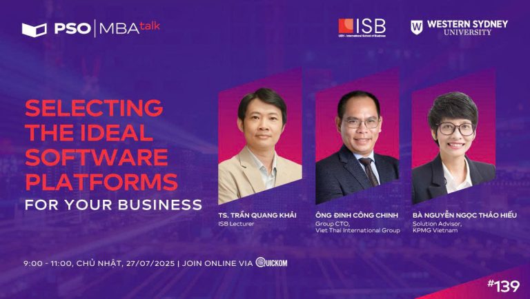 MBA Talk #139: Lựa chọn nền tảng công nghệ lý tưởng dành cho doanh nghiệp