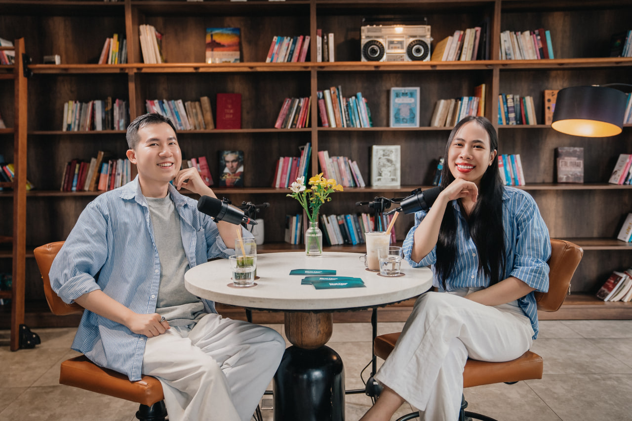 Anh Thái Tuấn - Chị Ánh Phượng chia sẻ trong First-time Manager #1 – Từ lính xịn đến sếp mới. (Nguồn: PSO).