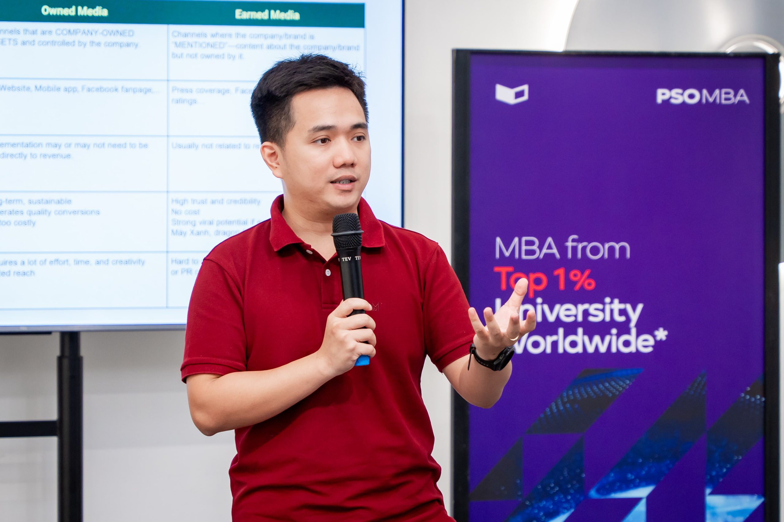 Mar Talks #7: Mô Hình Paid - Owned - Earned: Bí quyết tăng trưởng truyền thông cho Marketer 1 Anh Lưu Đình Hưng - Senior Growth Manager, MoMo (Nguồn: Hình ảnh từ sự kiện)