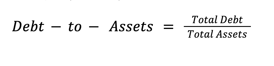 Công thức tỷ số nợ trên tổng tài sản (debt-to-assets)