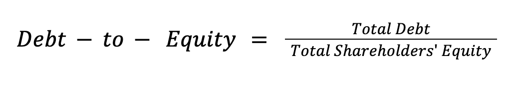 Công thức tỷ số nợ trên vốn chủ sở hữu (debt-to-equity)