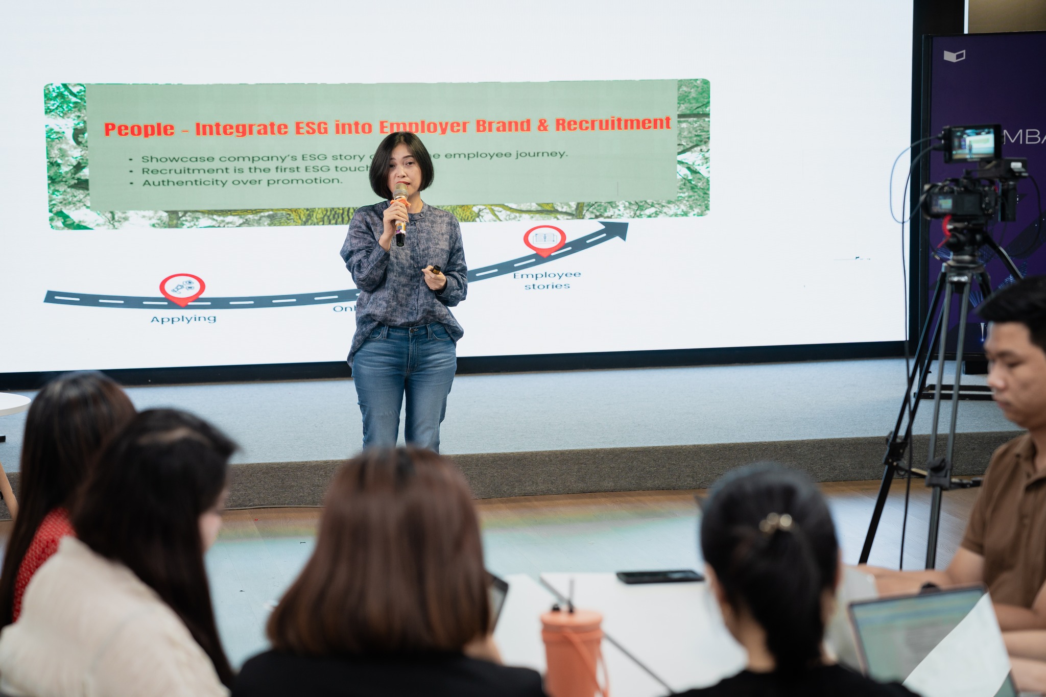 Chị Võ Thị Thu - HRD, KFC Việt Nam (Nguồn: Hình ảnh từ sự kiện).