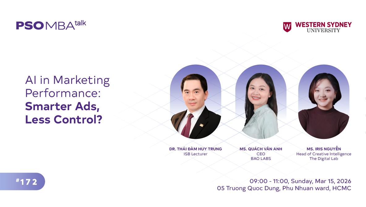MBA Talk #172: Marketing Performance trong kỷ nguyên A.I – Ai đang cầm lái?