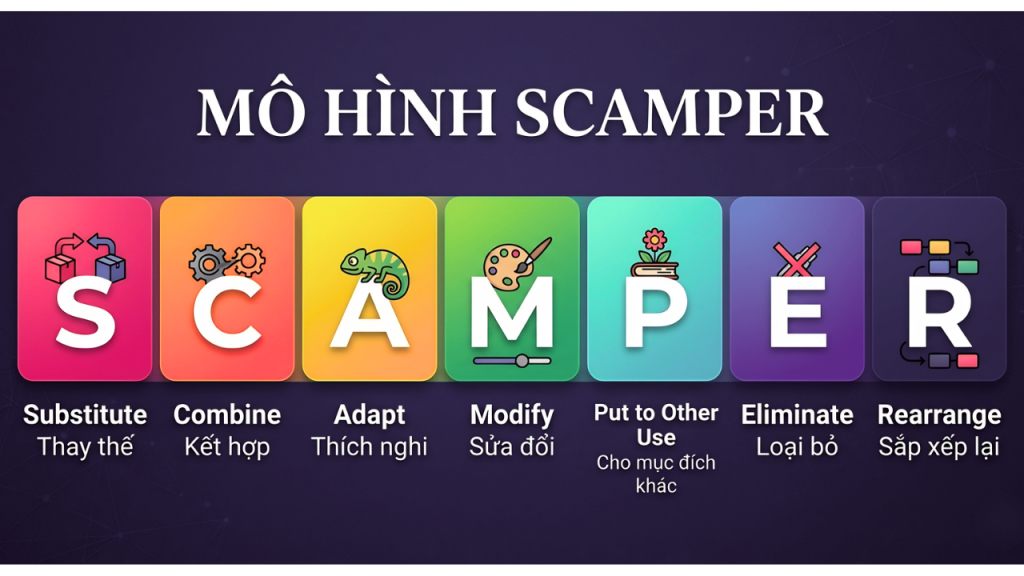 Phương pháp SCAMPER: Công cụ tối ưu hóa sản phẩm cho nhà quản lý 1 phương pháp Scamper
